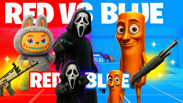 LABUBU VS BRAINROT [RED] VS [BLUE]