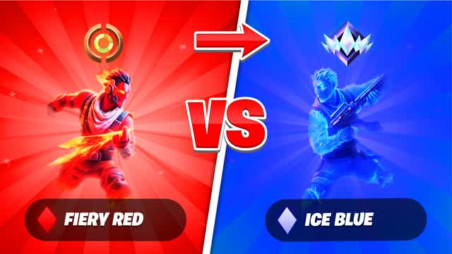 FIERY RED🔥VS ICE BLUE ❄️