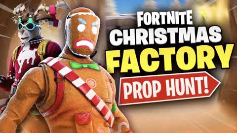 🎁Christmas factory prop hunt🎄