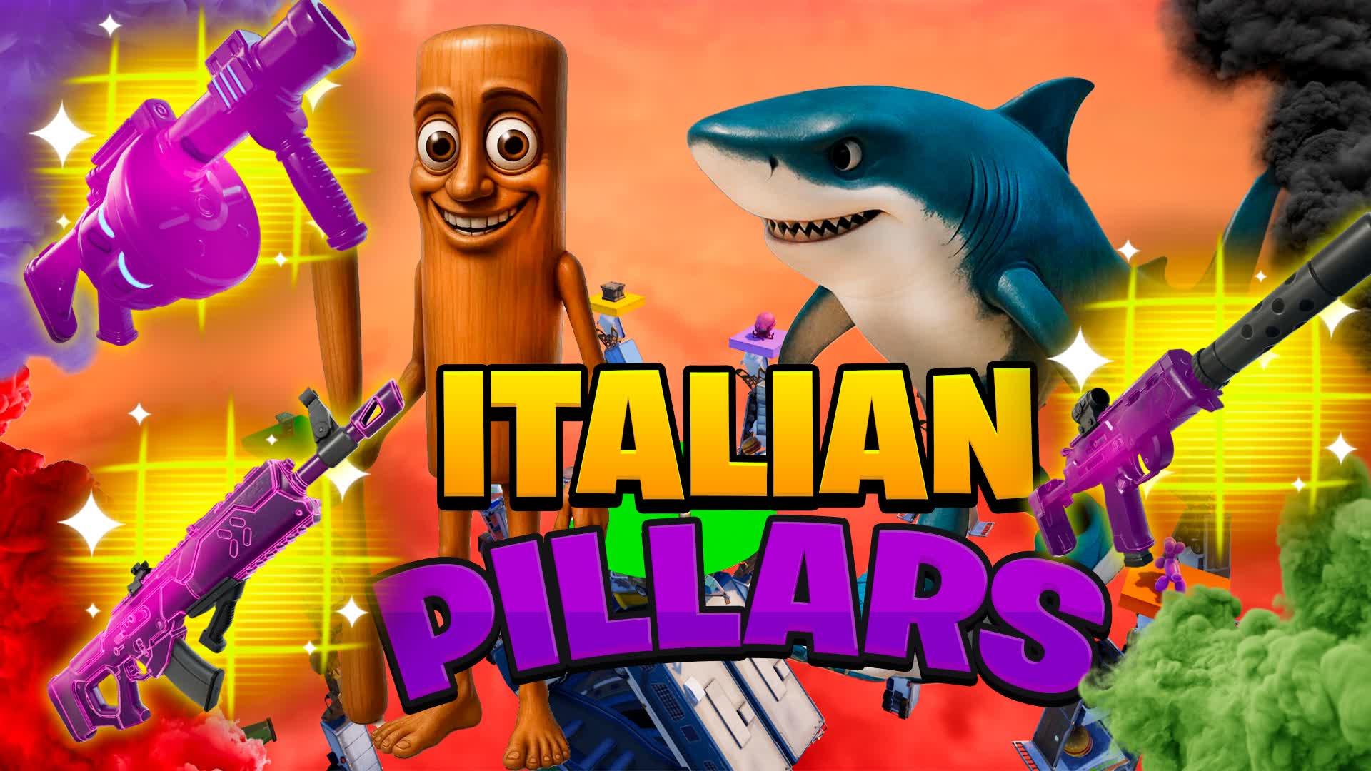 ✨ BRAINROT ITALIAN PILLARS✨ 2598-7146-5417 by binger - Fortnite
