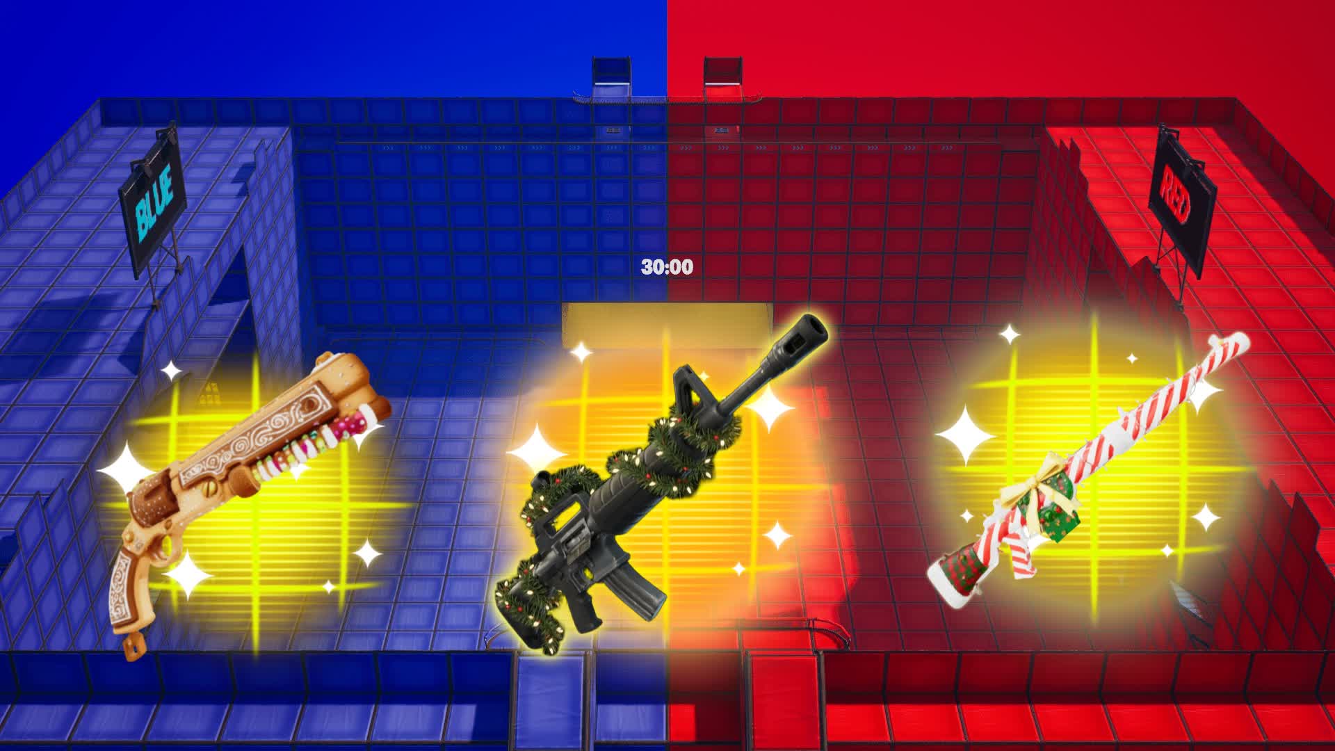 BEST RED VS BLUE ICON CHRISTMAS  🔴🔵