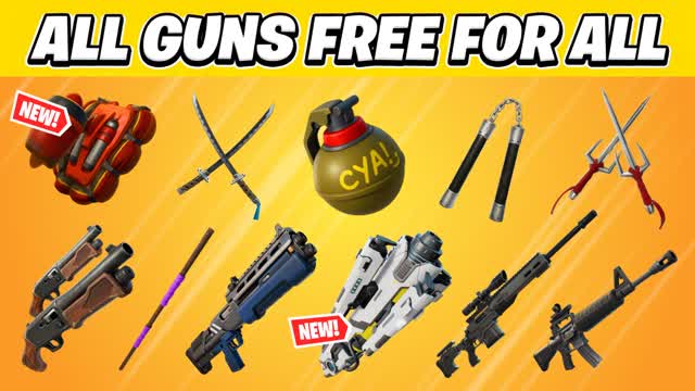 ALL GUNS ⭐ TMNT - FREE FOR ALL (CARS)