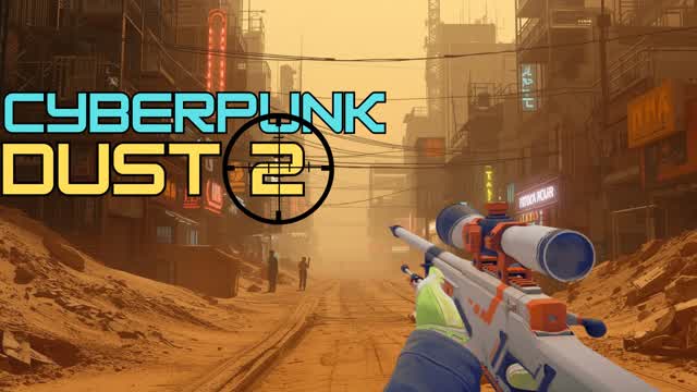Dust 2 - Cyberpunk Training Ground