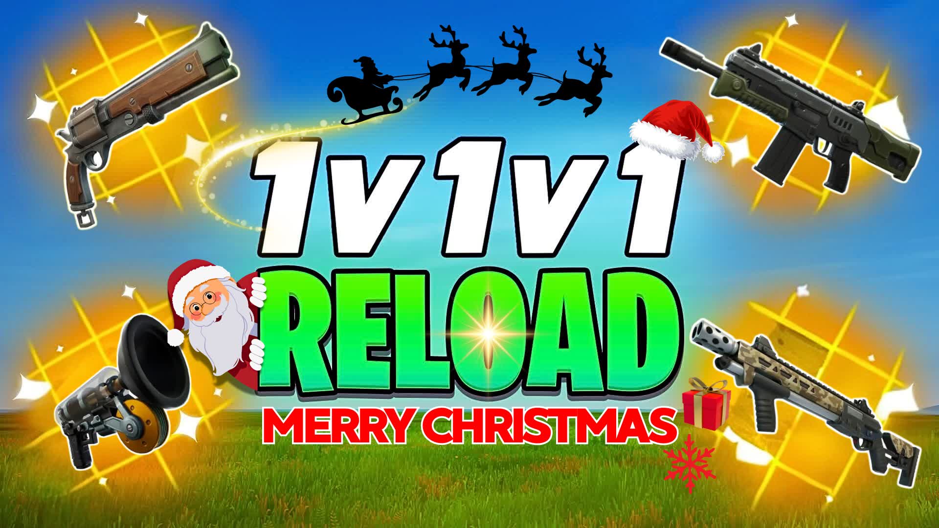 1v1v1 Reload zonewars Christmas