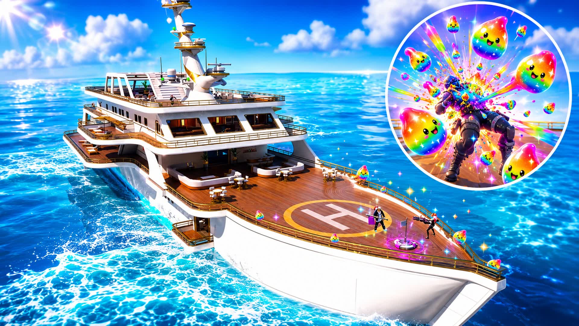 SQUISHY YACHT CAPTURE THE FLAG🚩