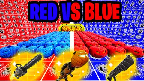 🎃HALLOWEEN PUMPKIN FARM RED VS BLUE🔴🔵