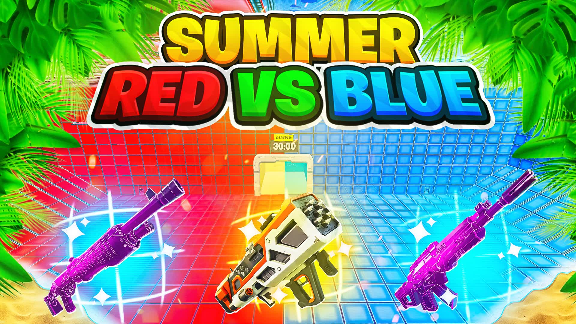 SUMMER RED VS BLUE 🔴🔵 Crazy Fights