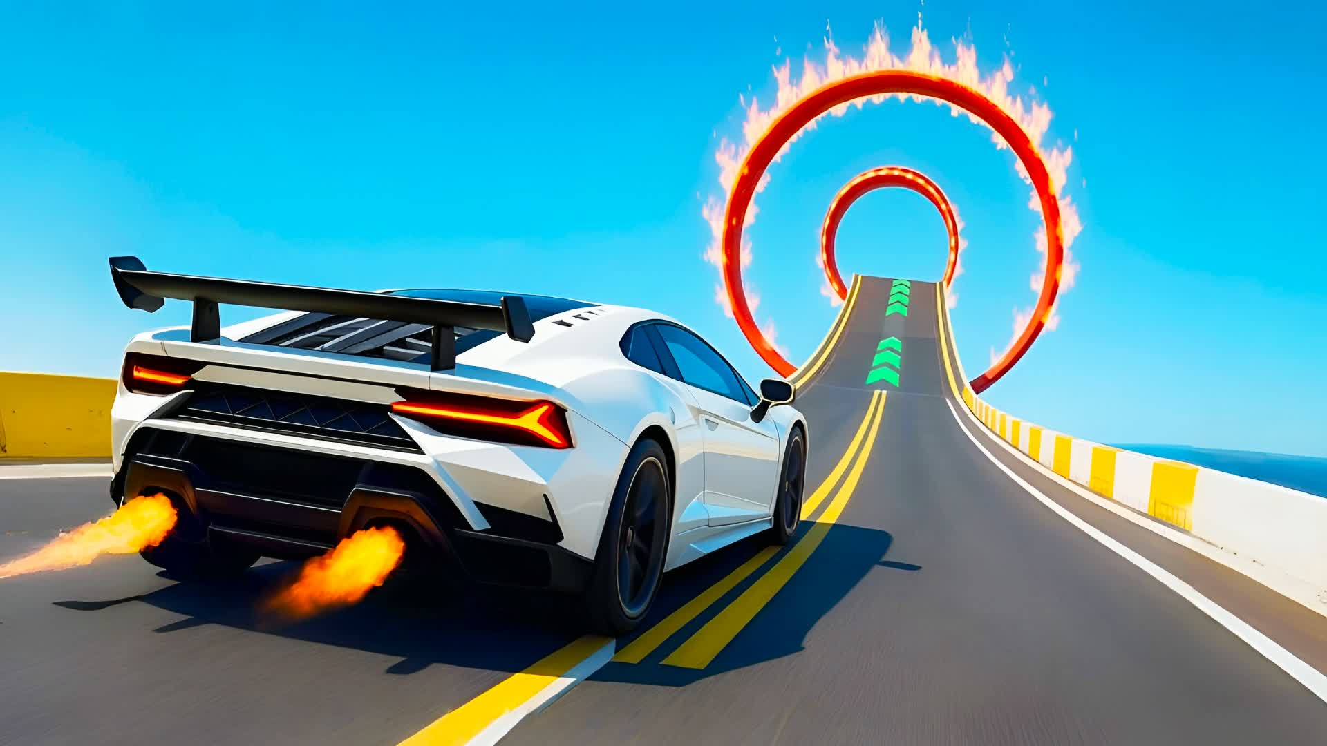 MASSIVE RAMP CRAZY CARS 🚀