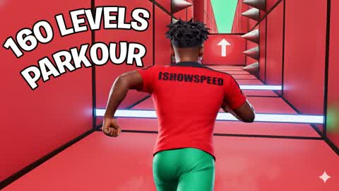 🔥 ISHOWSPEED PARKOUR 160+ LEVELS 🎉