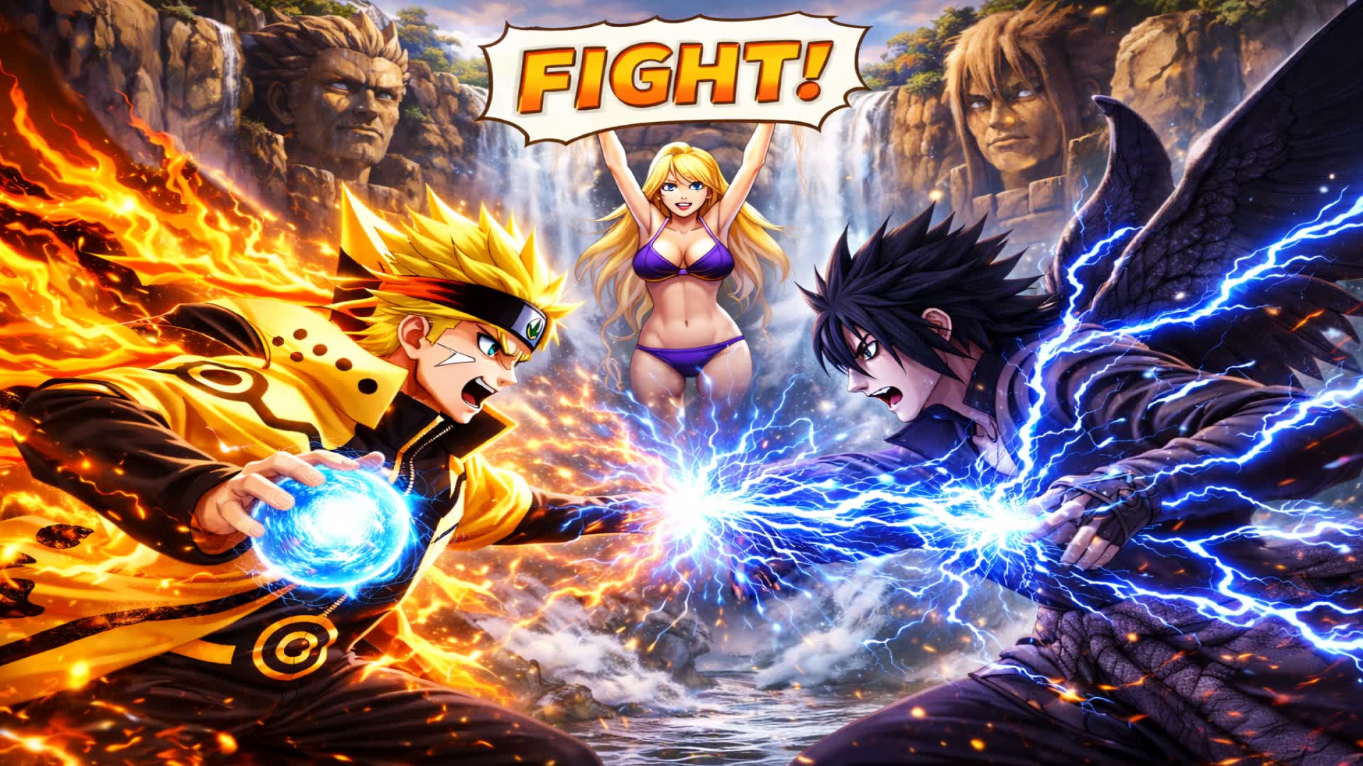 SHINOBI SHOWDOWN: CHIDORI⚡vs RASENGAN!🌌