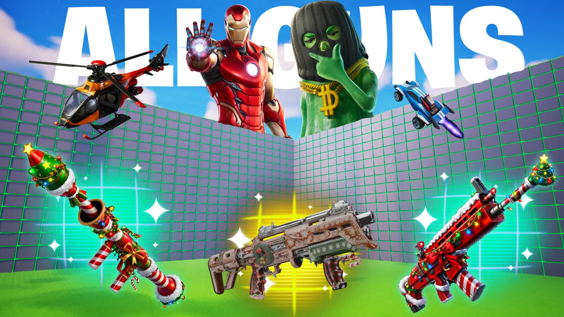 ⭐Super 1v1 Crazy Christmas All Guns