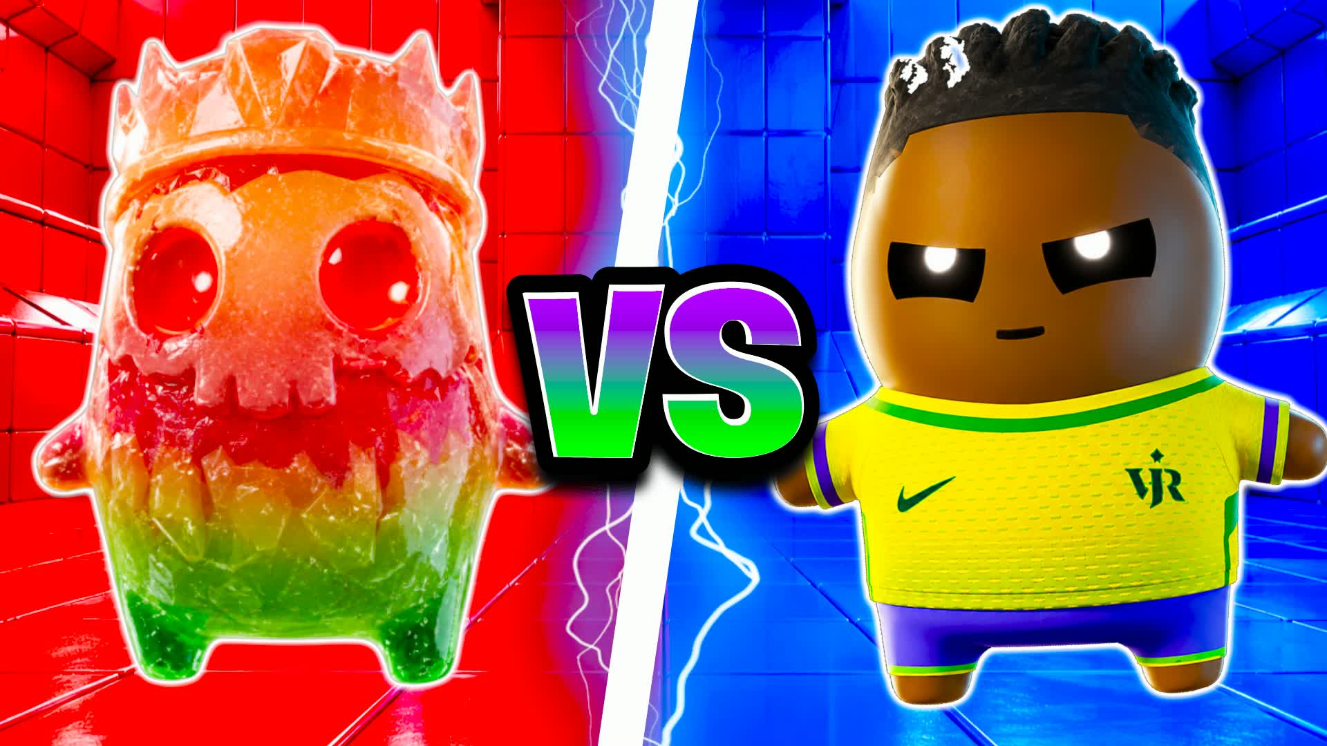 レッド vs ブルー グローベリー 🔴🔵