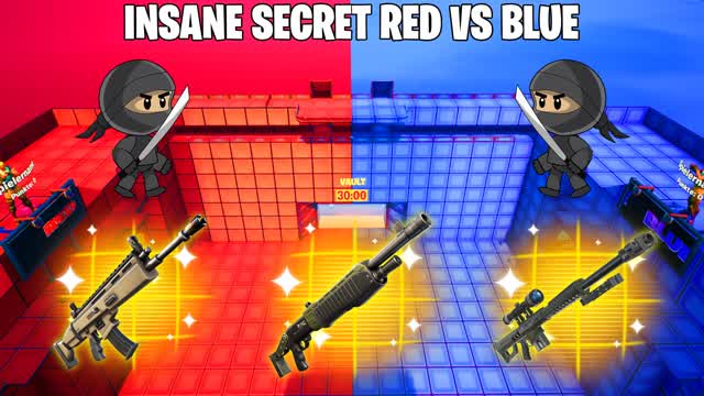 INSANE SECRET RED VS BLUE🔴🔵