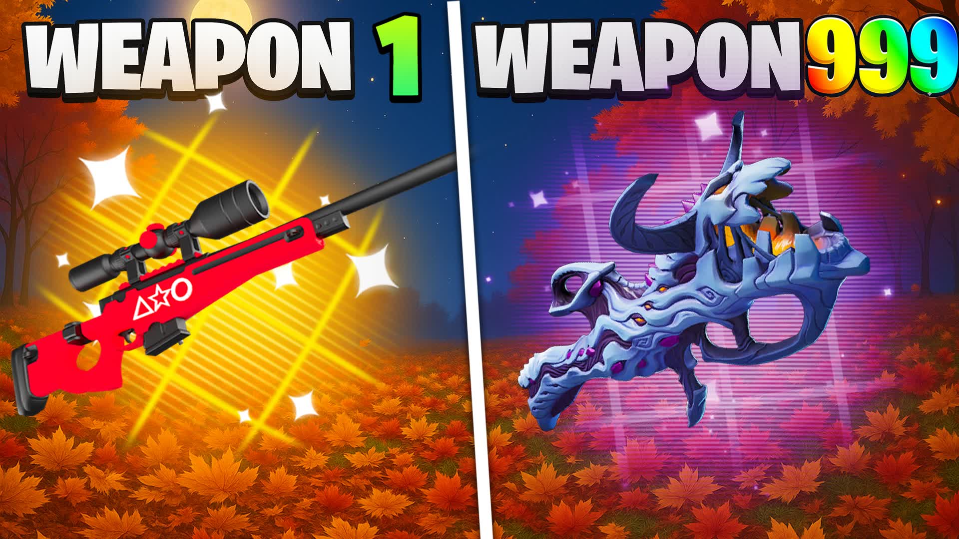 🍁FOREST GUN GAME 🔫ONE SHOT 🎯