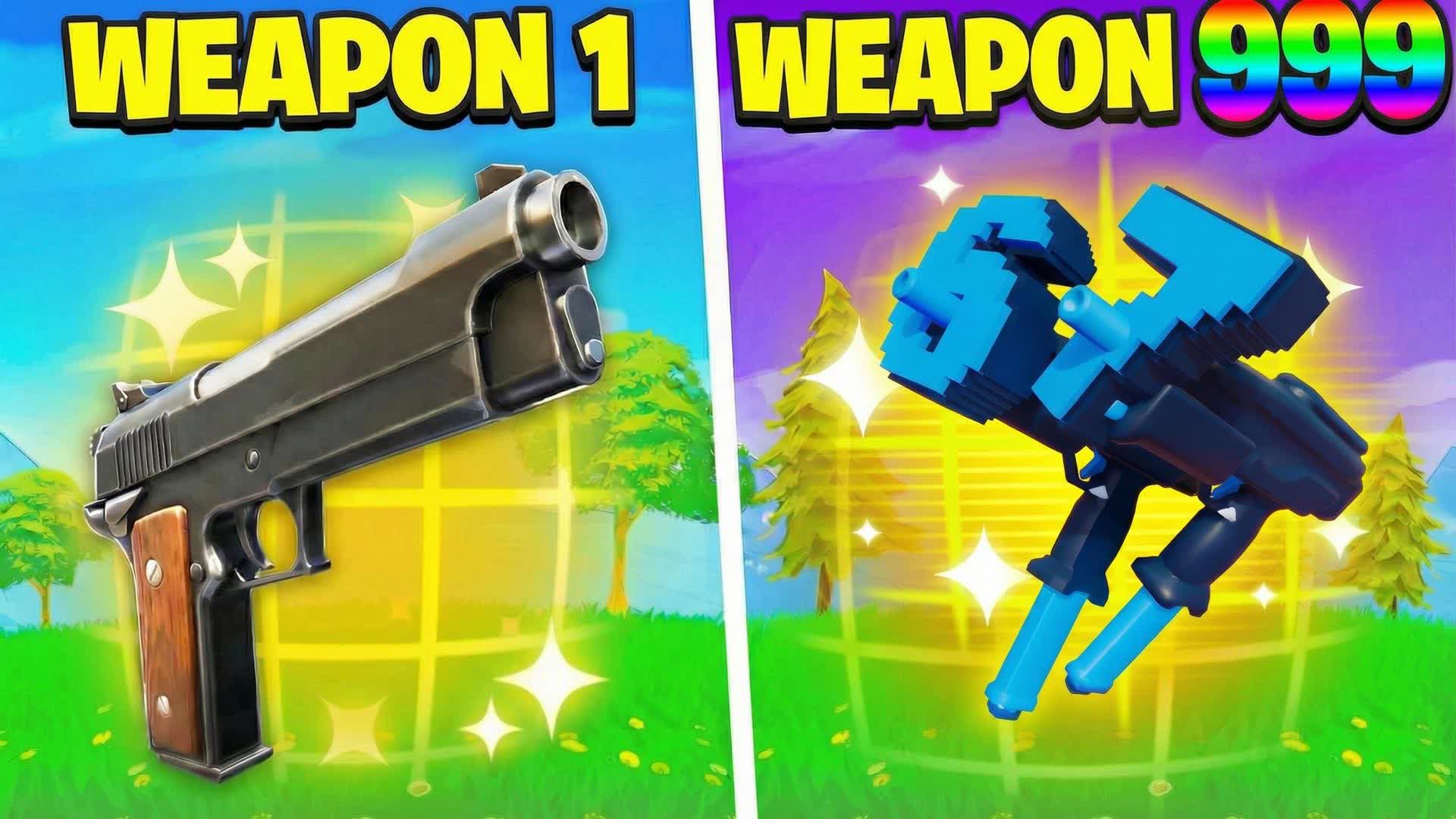 💀 CRAZY MEME GUN GAME 🔫 ONE SHOT - fortnite