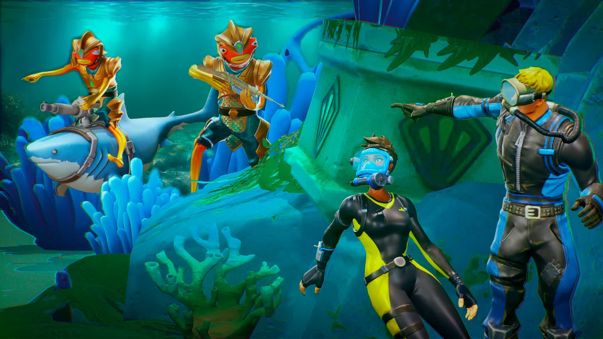 Survive UnderWater 🌊 915752405631 by contramaogames Fortnite
