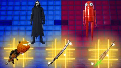 🎃EPIC HALLOWEEN RED VS BLUE🔴🔵