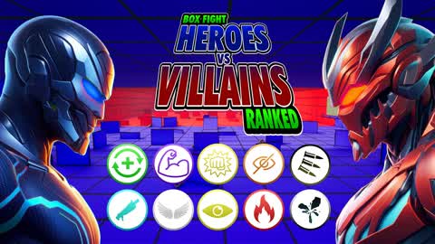 HEROES vs VILLAINS: Box Fight - Ranked