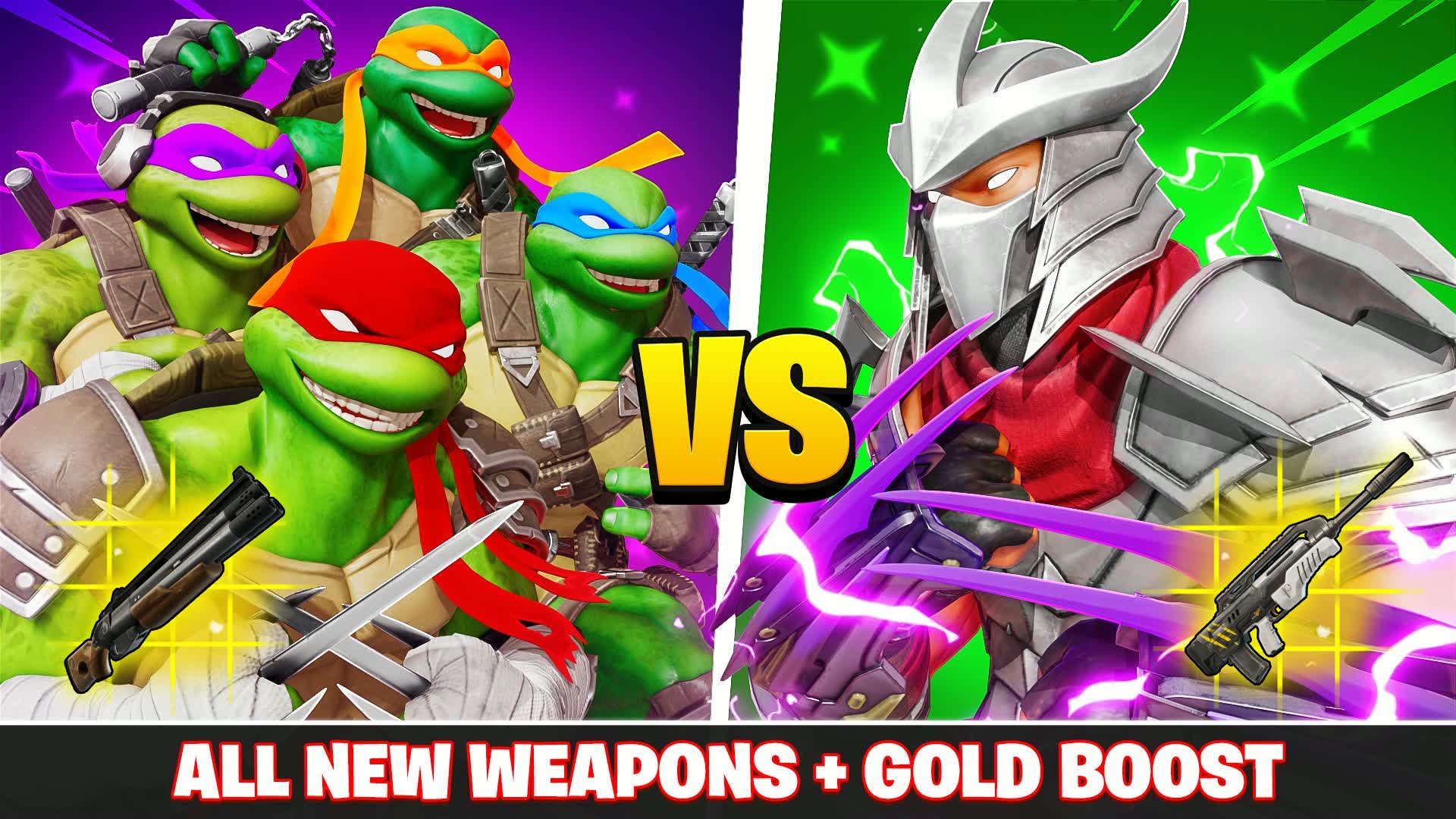 🐢TURTLES vs SHREDDER 💯RED VS BLUE 🔴🔵