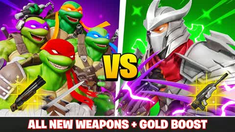 🐢TURTLES vs SHREDDER 💯RED VS BLUE 🔴🔵