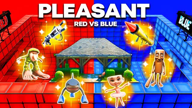 PLEASANT RED VS BLUE 🔴🔵