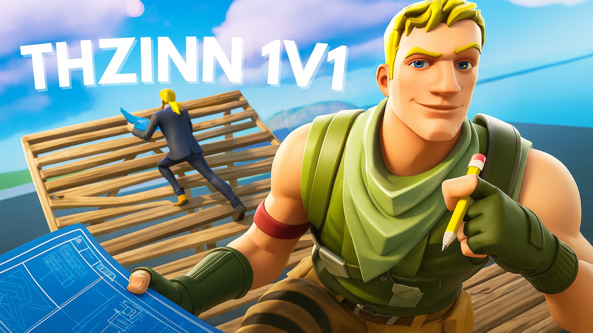 1v1 build fight [Thzinfv]