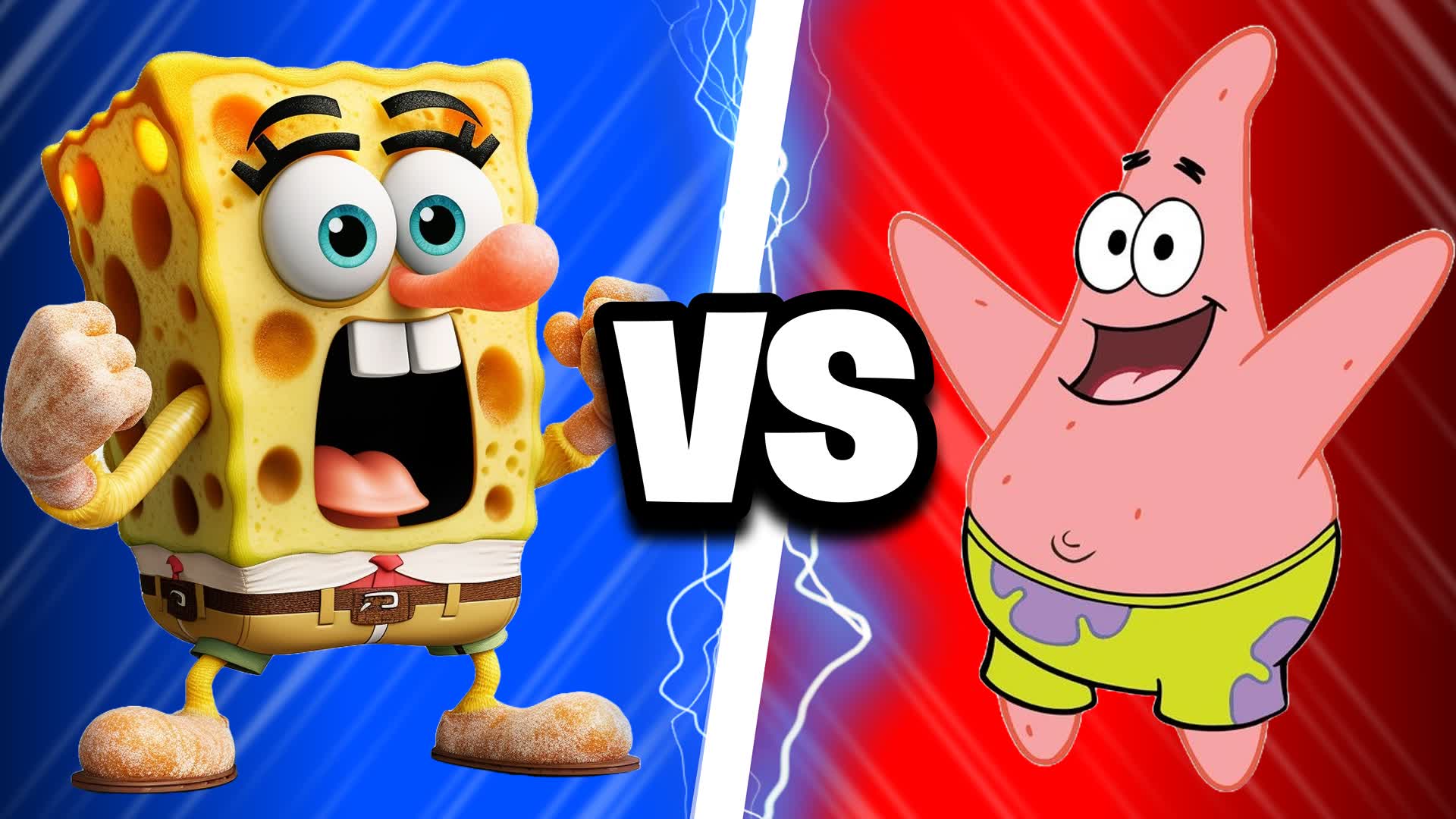 PATRICK VS SPONGEBOB 🔵🔴 164090729669 by leximoo Fortnite Creative