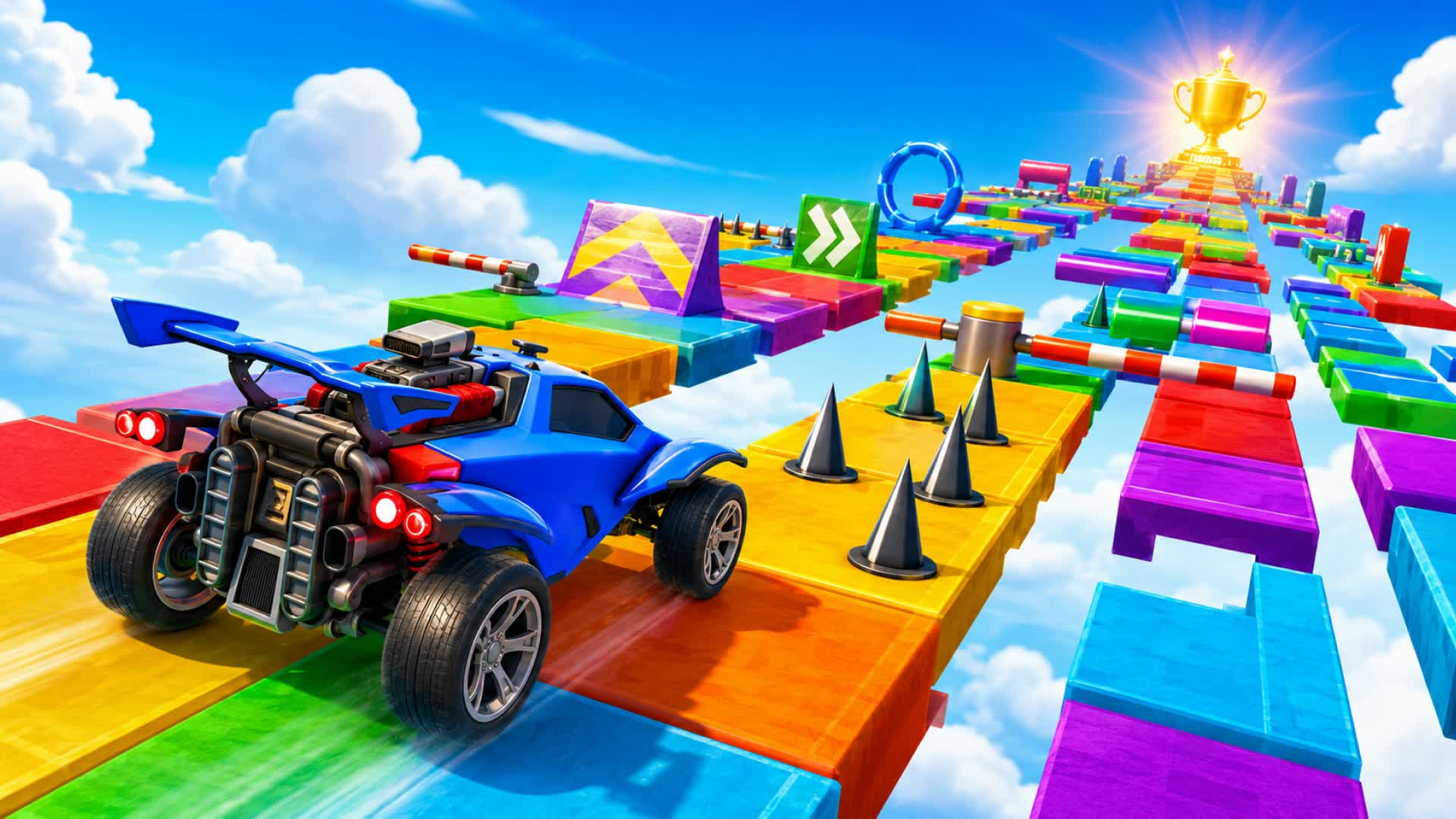 🚗 CAR PARKOUR 🌈