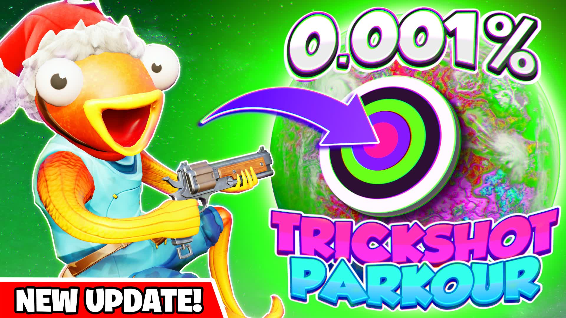 🎄CHRISTMAS TRICKSHOT PARKOUR 🎯FUNNY