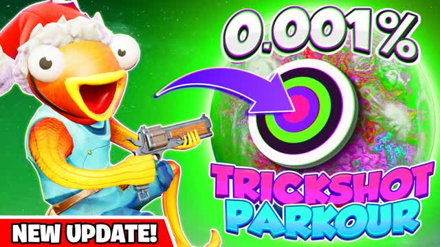 🎄CHRISTMAS TRICKSHOT PARKOUR 🎯FUNNY