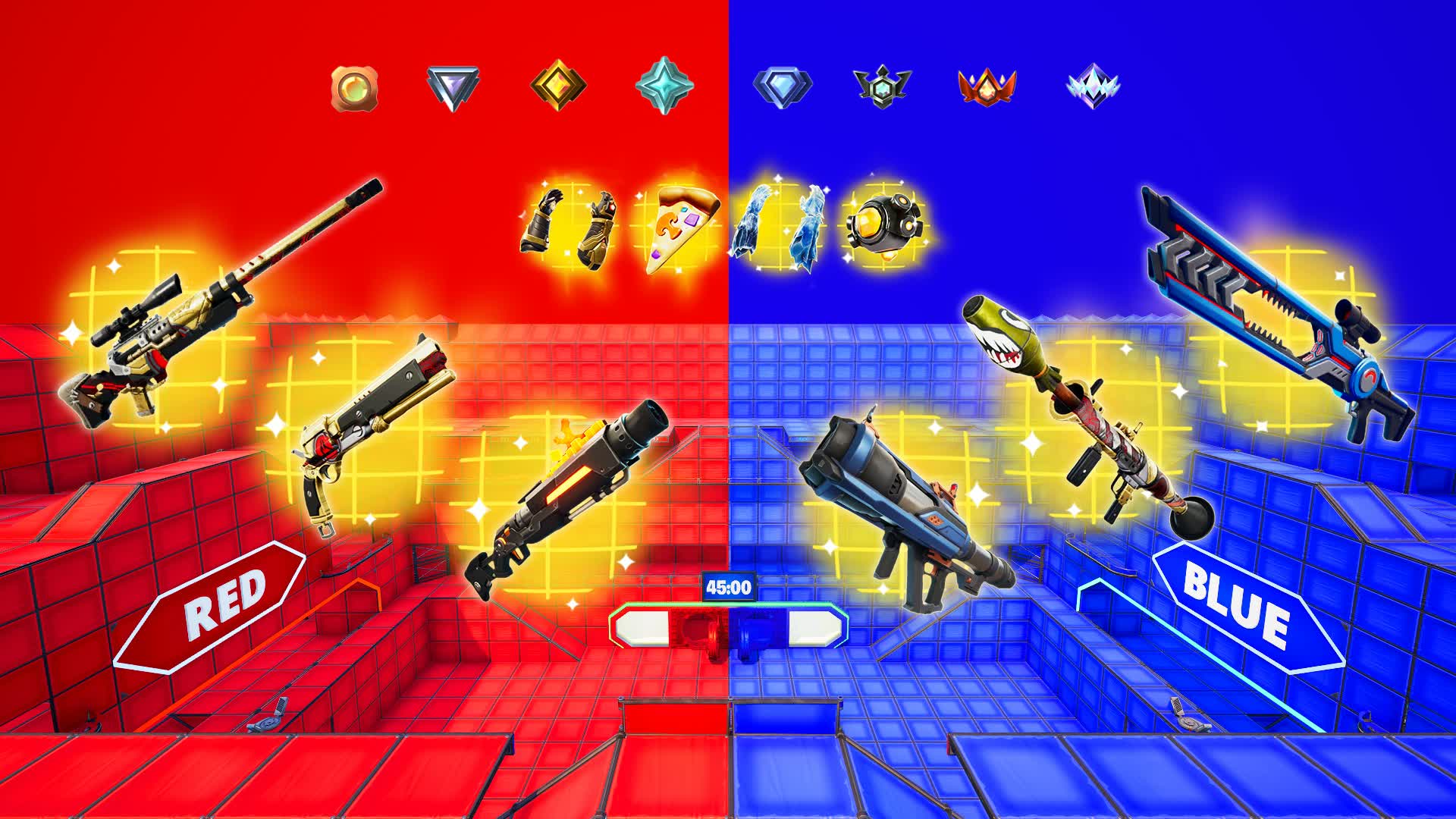 RED VS BLUE 🔴🔵 - ⭐全武器+ミュータント・タートルズ