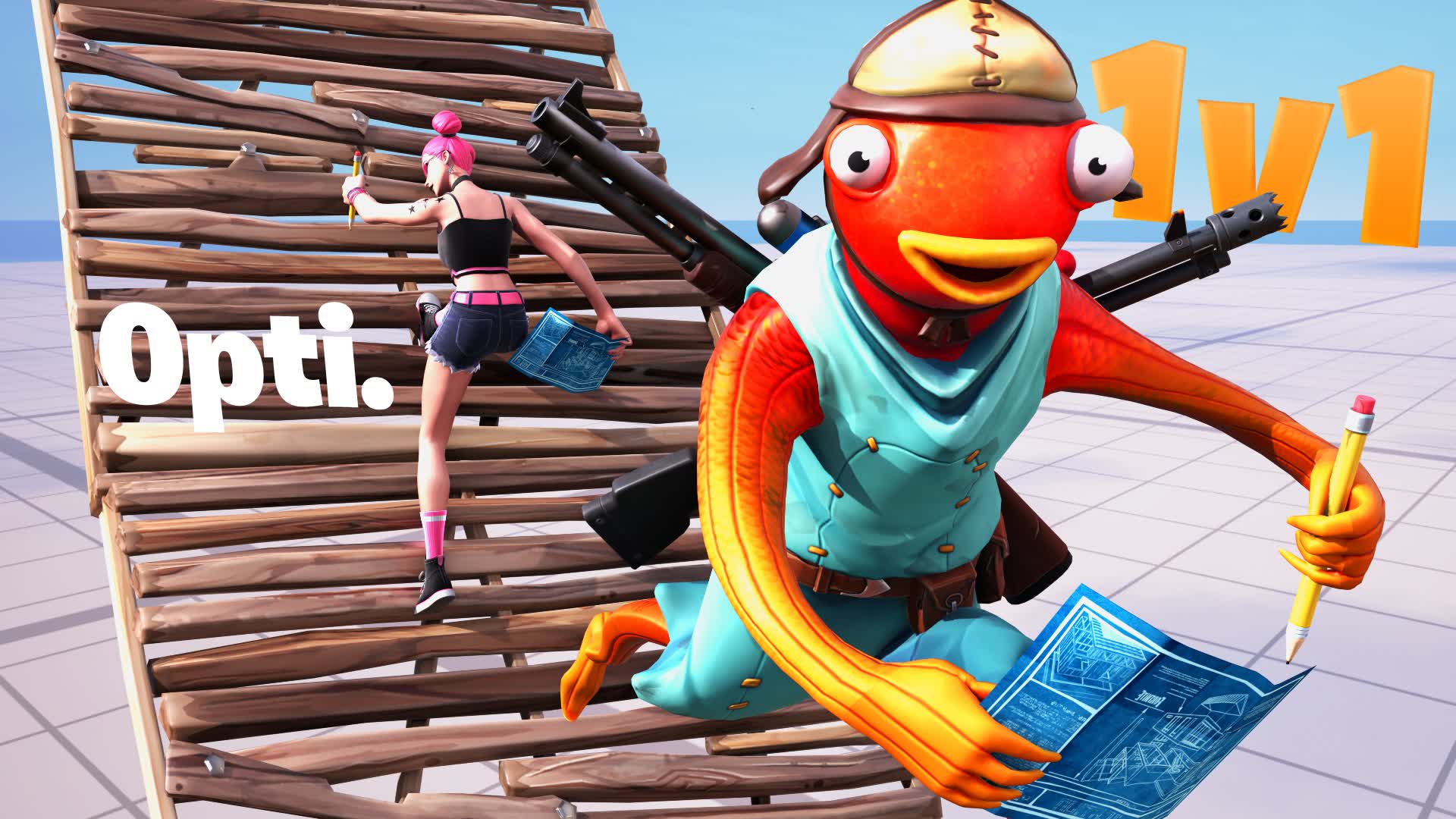 Optimized 1 vs 1 BuildFight 1v1
