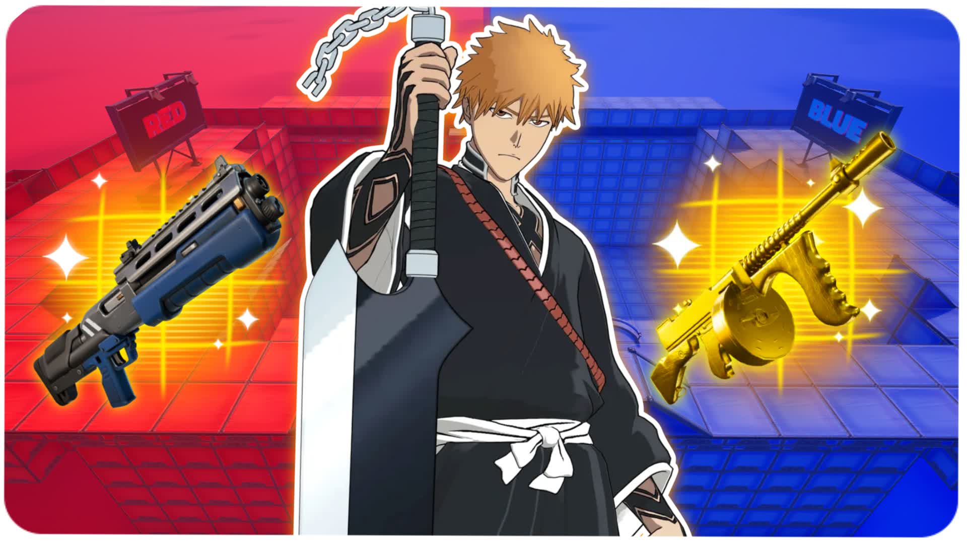 SUPER BLEACH RED VS BLUE🔴🔵