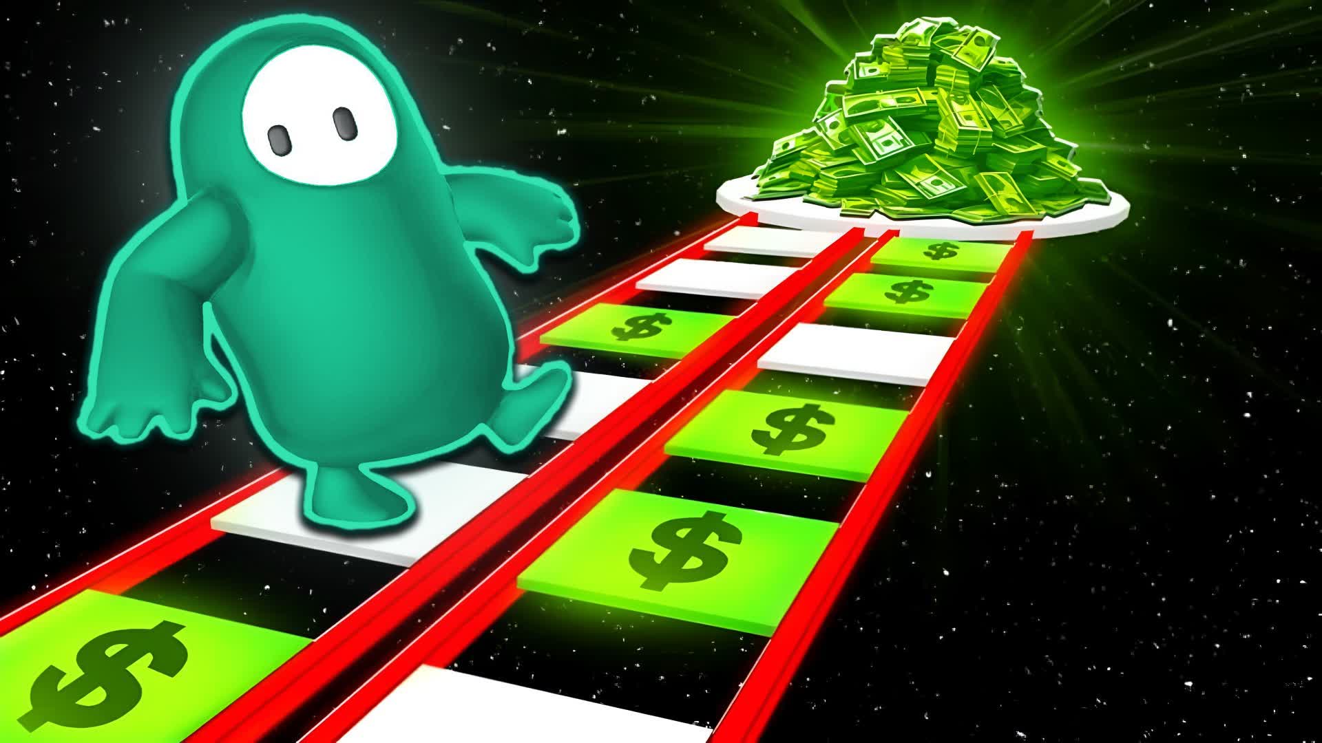 🦑 GLASS BRIDGE 💎 VERY EASY OBBY 🌈