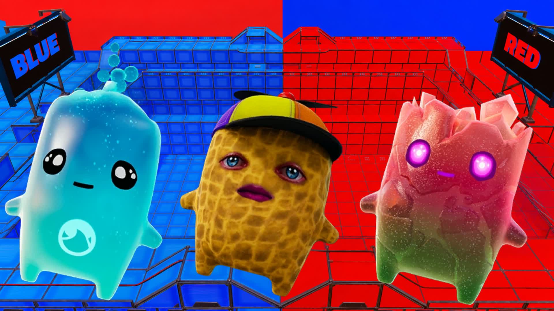 SWEET レッド VS ブルー 🔴🔵 簡単