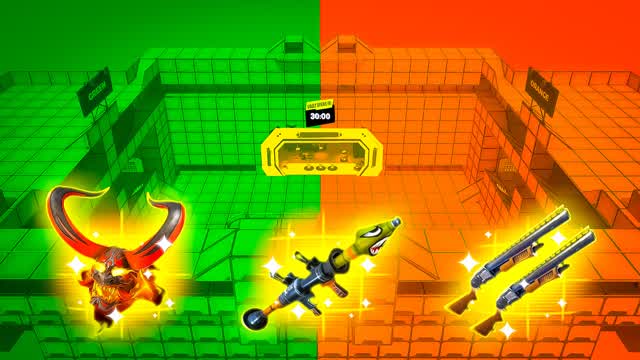 CRAZYY GREEN VS ORANGE