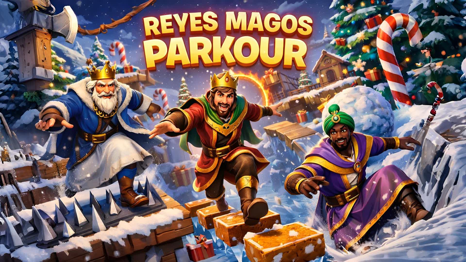 👑 REYES MAGOS PARKOUR 🏁 DEATHRUN