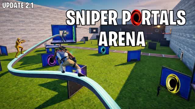 Sniper Portals Arena | Red VS Blue