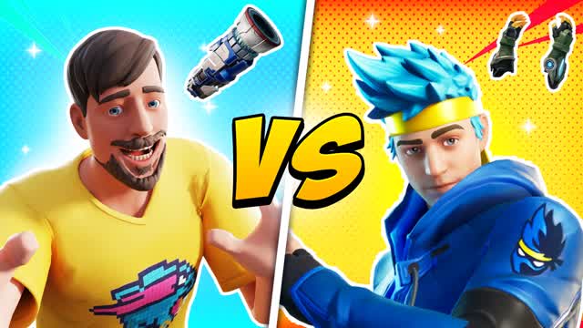 đŽ RED MRBEAST VS NINJA BLUE đ”