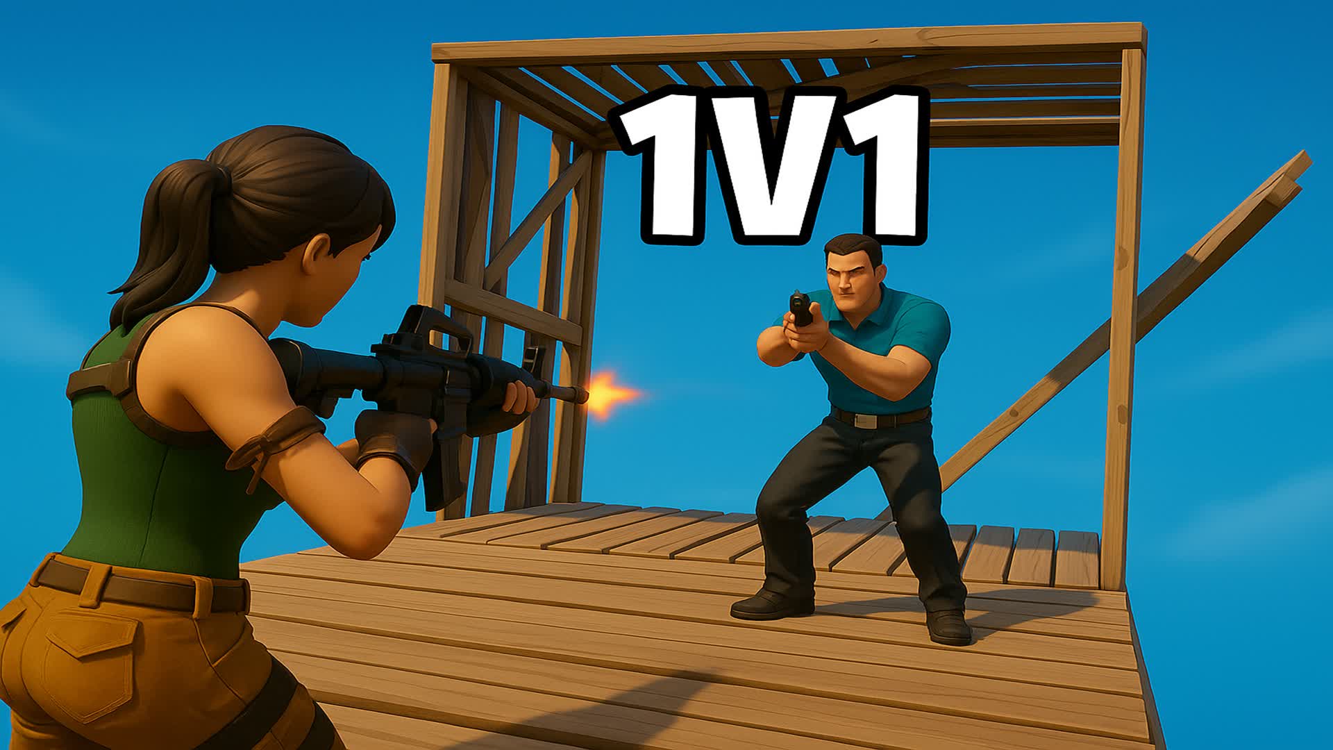 Best Clean 1v1 [with music]🎯🔫