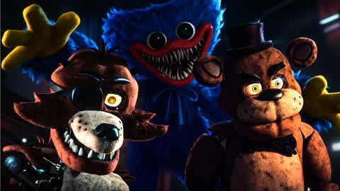 FNAF WITH HUGGY WUGGY [HORROR]