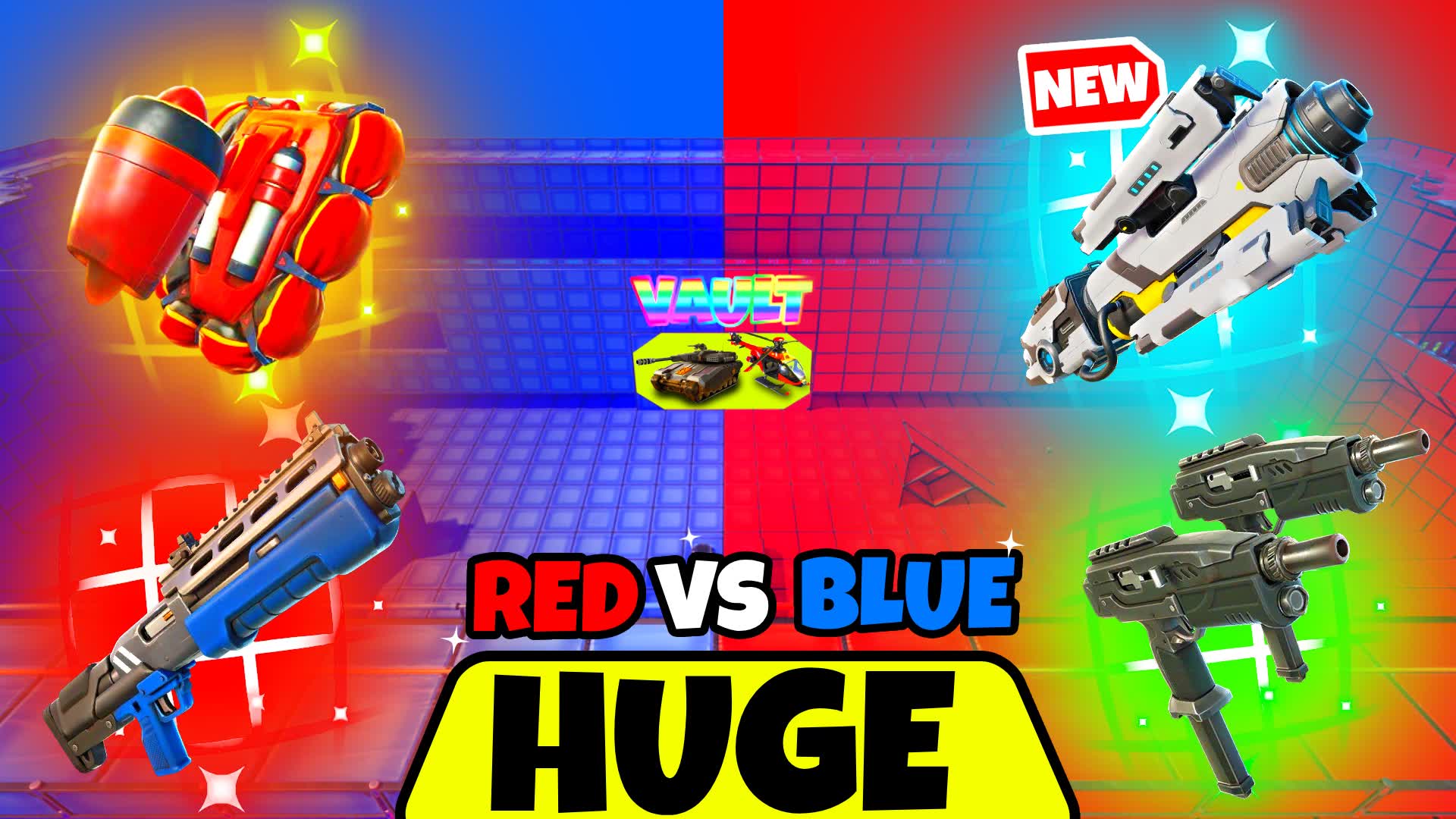 HUGE RED VS BLUE 🔴🔵