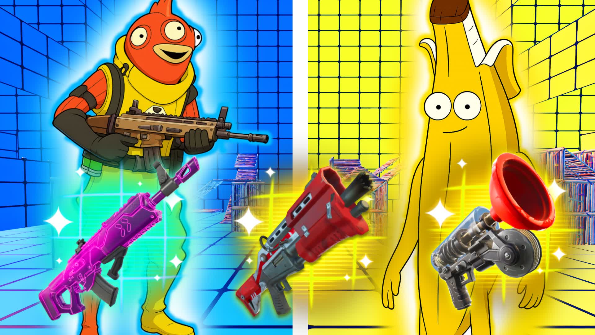 SUPER BLUE VS YELLOW