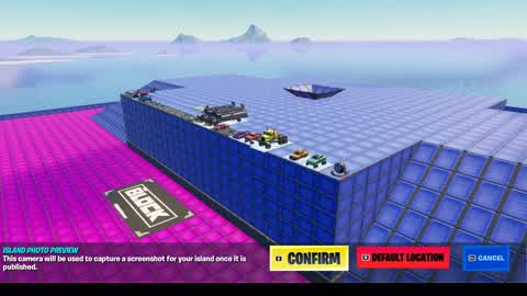 Blue Free For ALL with Gold Guns & Cars