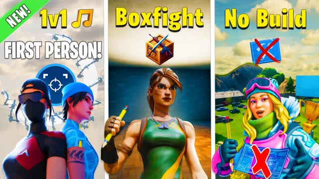 The Moon 1v1, Boxfight, No Build