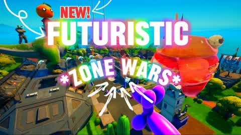 ⭐️FUTURISTIC ZONE WARS 🔫| GUN GAME💥