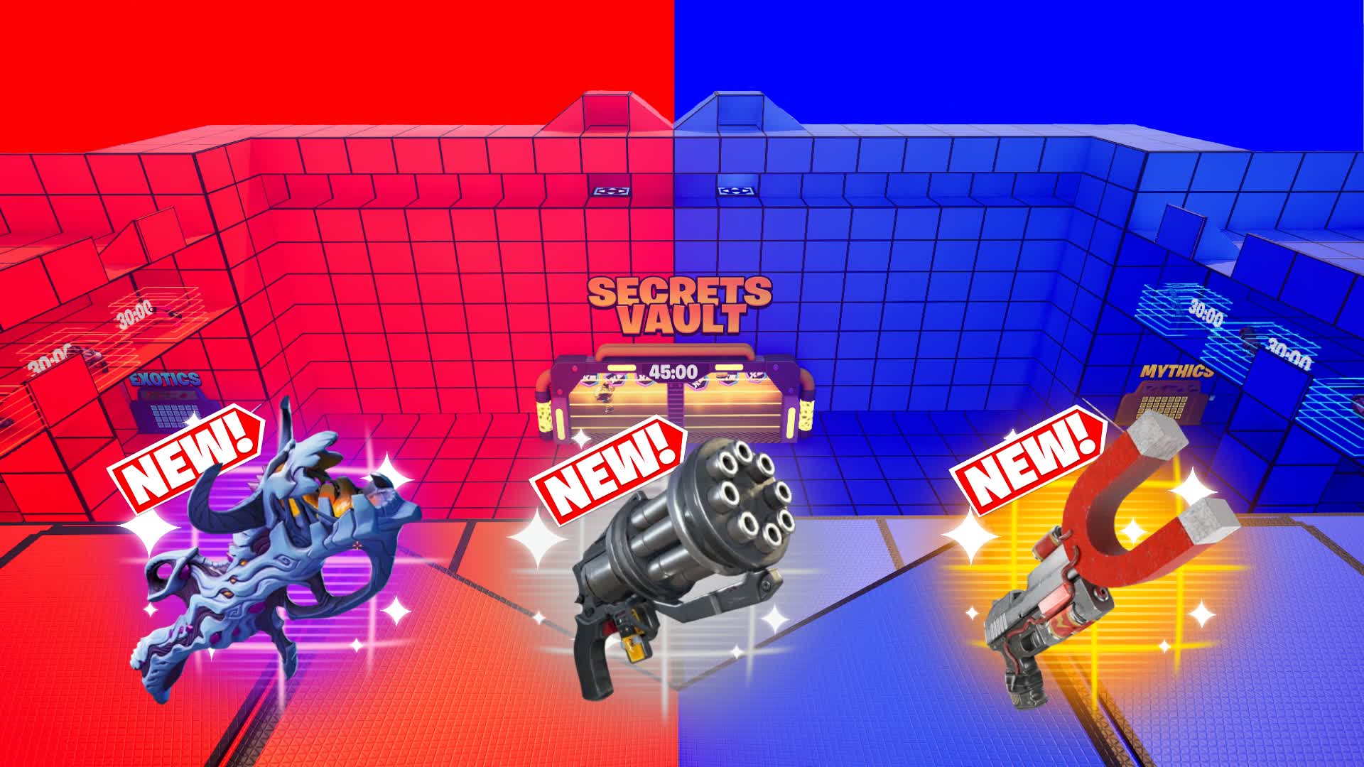 SECRET RED VS BLUE 🔴🔵 (CRAZY)