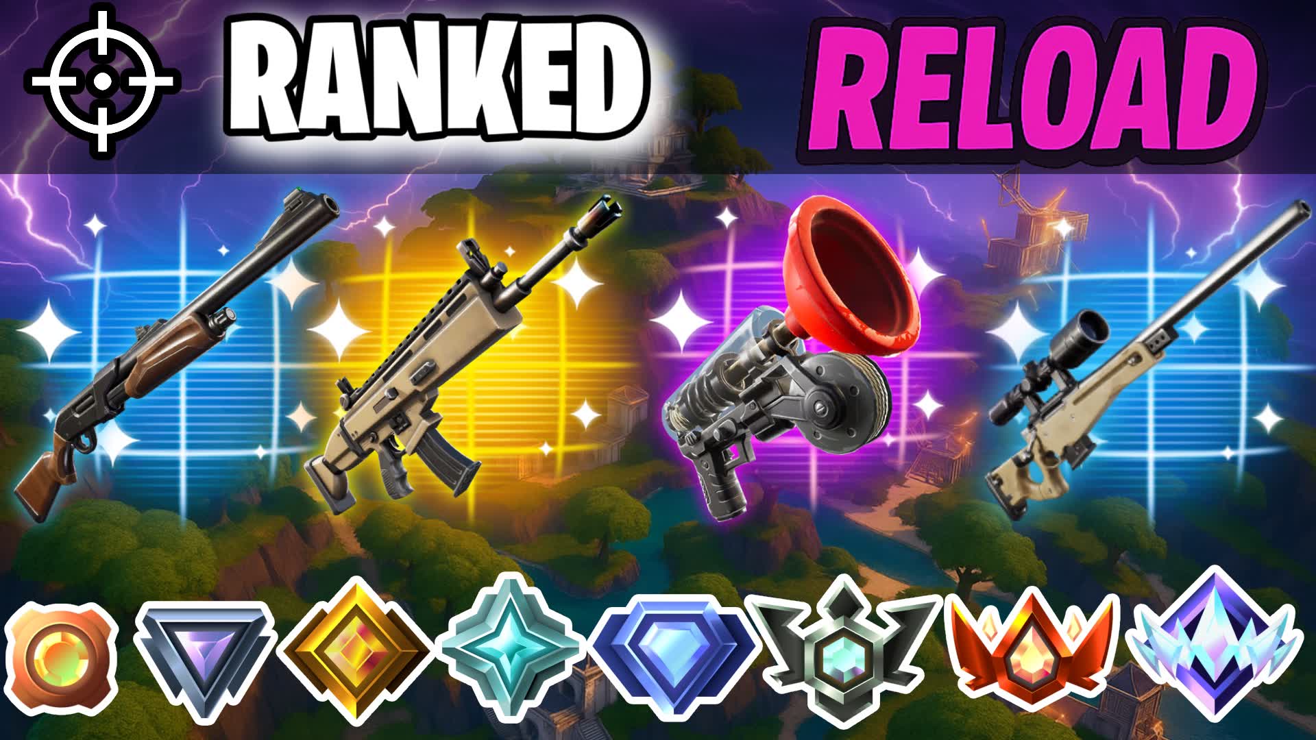 TROPICAL 1V1V1 INFINTE RELOAD RANKED 13