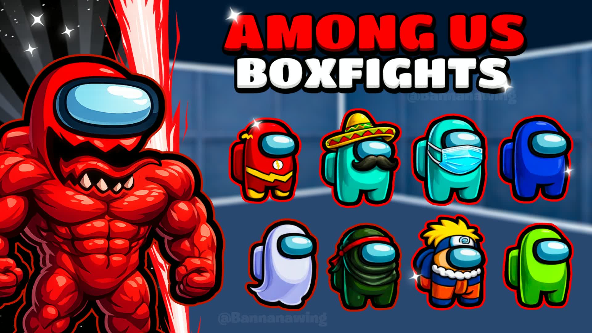 🔪クレイジーなAmong UsのボックスPvP📦