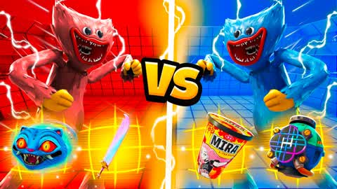 HUGGY PLAYTIME RED VS BLUE🔴🔵